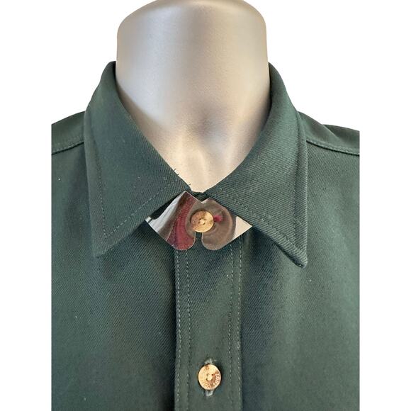 Filson Shirt Style 865 Virgin Wool Button Up Vintage Shirt-Jac Men's Size Large - Picture 2 of 10